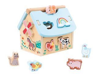 Lelin® Houten Vormenstoof Boerderij